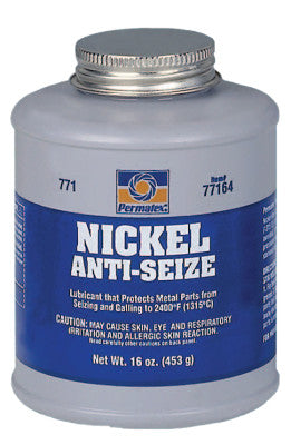 Permatex 77164 #771 Nickel Anti-Seize 1Lb Brush Top Bottle