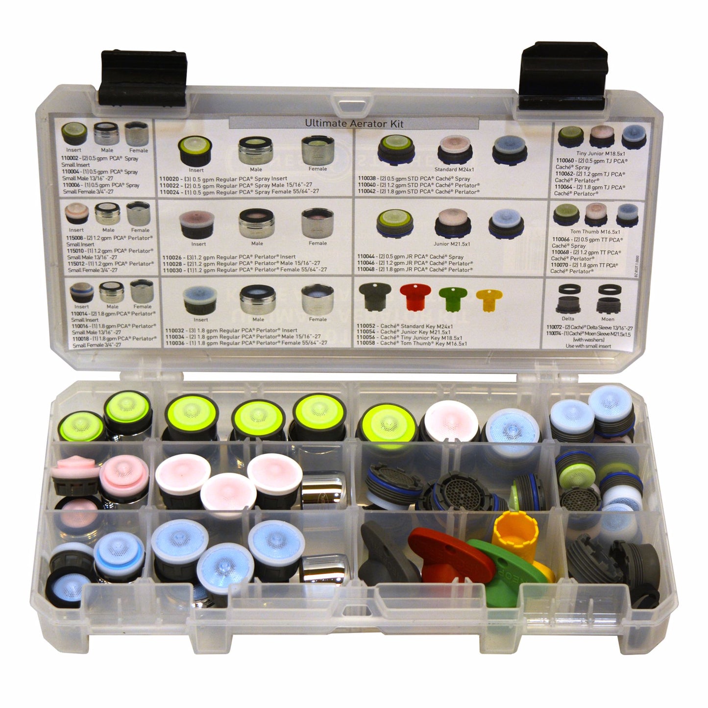 Jones Stephens A01079 Ultimate Aerator Repair Kit, Standard and Cache Style with Keys