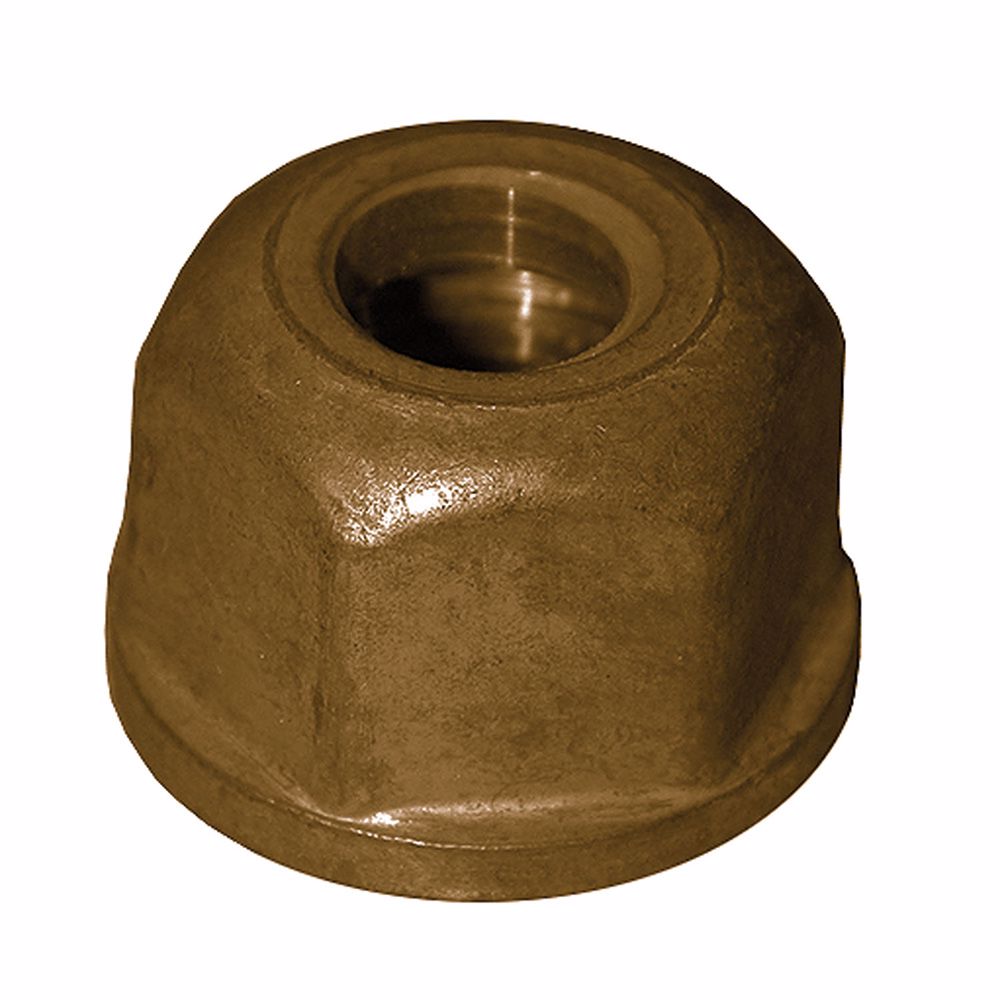 Jones Stephens B10103 1/2" - 12 x 9/16" Regular Zamak Basin Nut, 25 pcs.