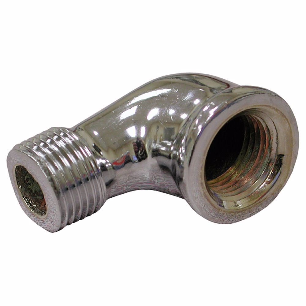 Jones Stephens B50103LF 1" Chrome Plated Bronze 90° Street Elbow