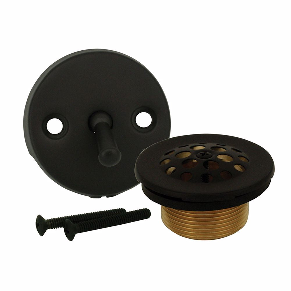 Jones Stephens B5112RB Oil Rubbed Bronze Two-Hole Trip Lever Tub Drain Trim Kit