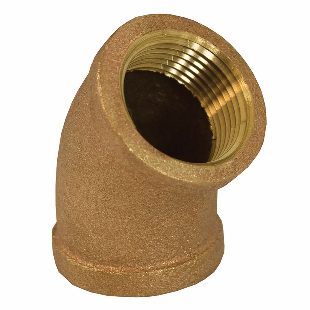 Jones Stephens B74044LF 1/2" Bronze 45° Elbow
