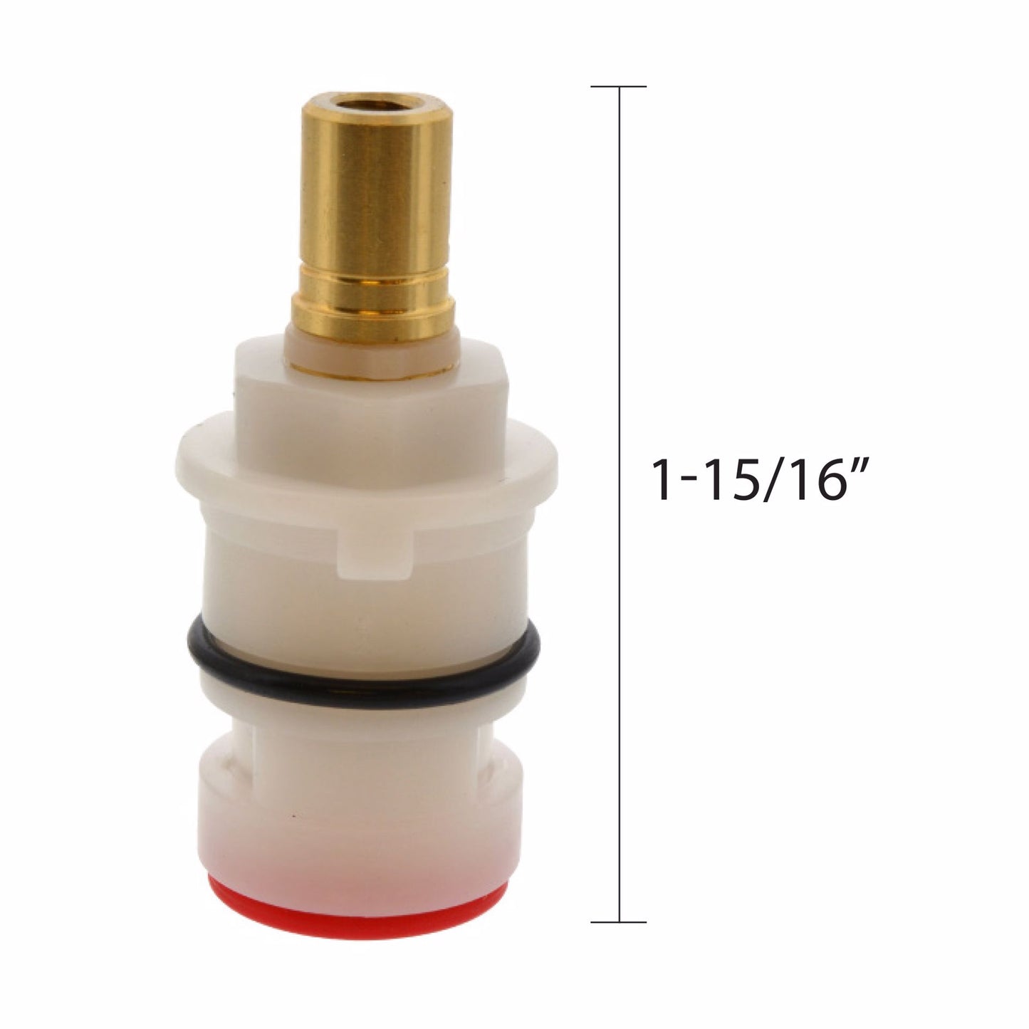 Jones Stephens C07626 Hot Ceramic Stem fits Glacier Bay®, 1-15/16" Overall Length
