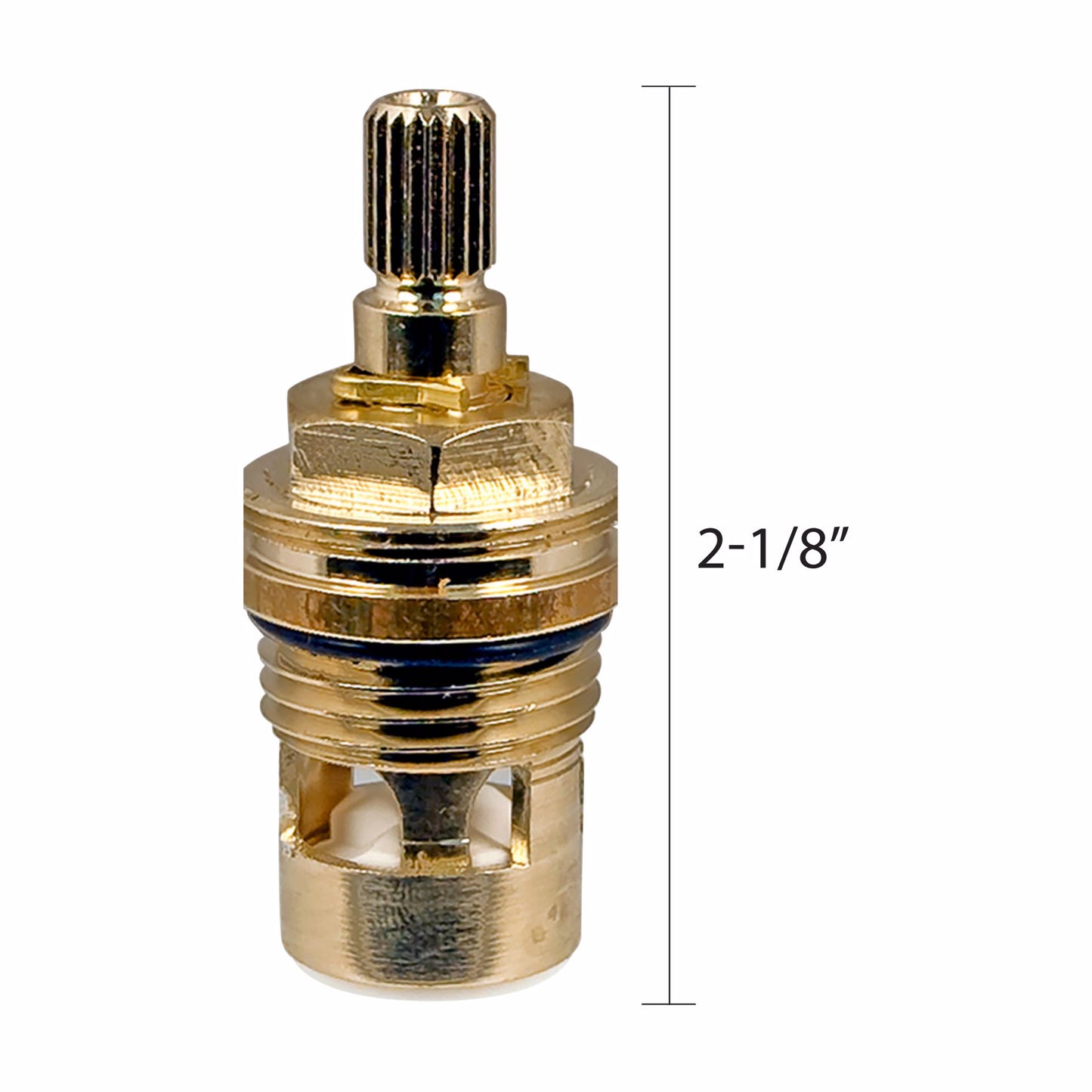 Jones Stephens C07682 Cold Lavatory Ceramic Stem fits Altmans® and Sears®, 2-1/8" Overall Length
