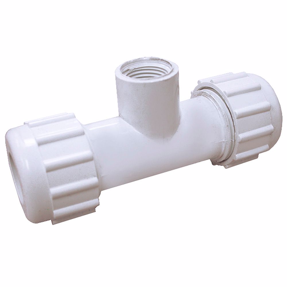 Jones Stephens C17050 1/2" PVC Compression Tee