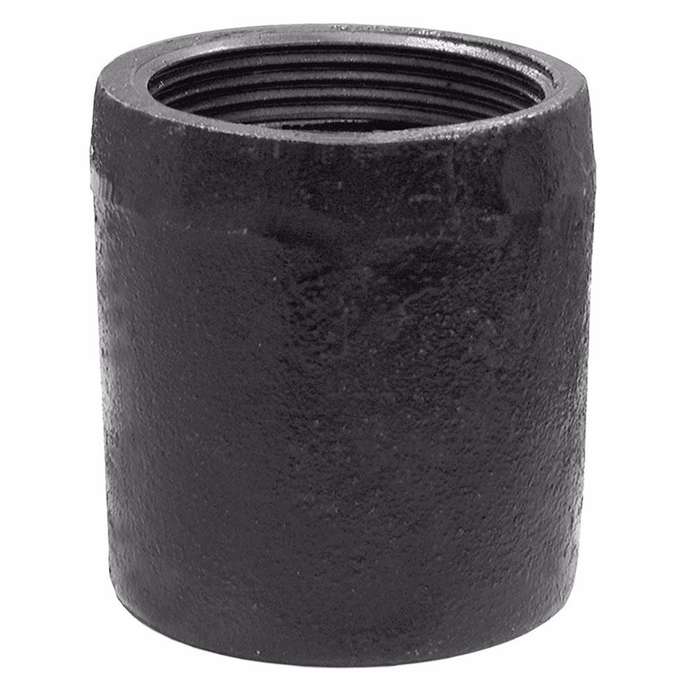 Jones Stephens C37006 6" Plain End, Long Pattern, Cast Iron Cleanout with 5" Tap size - 4" Height