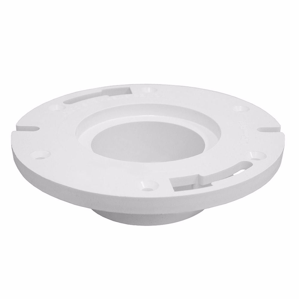 Jones Stephens C51350 3" PVC Spigot Fit Closet Flange less Knockout
