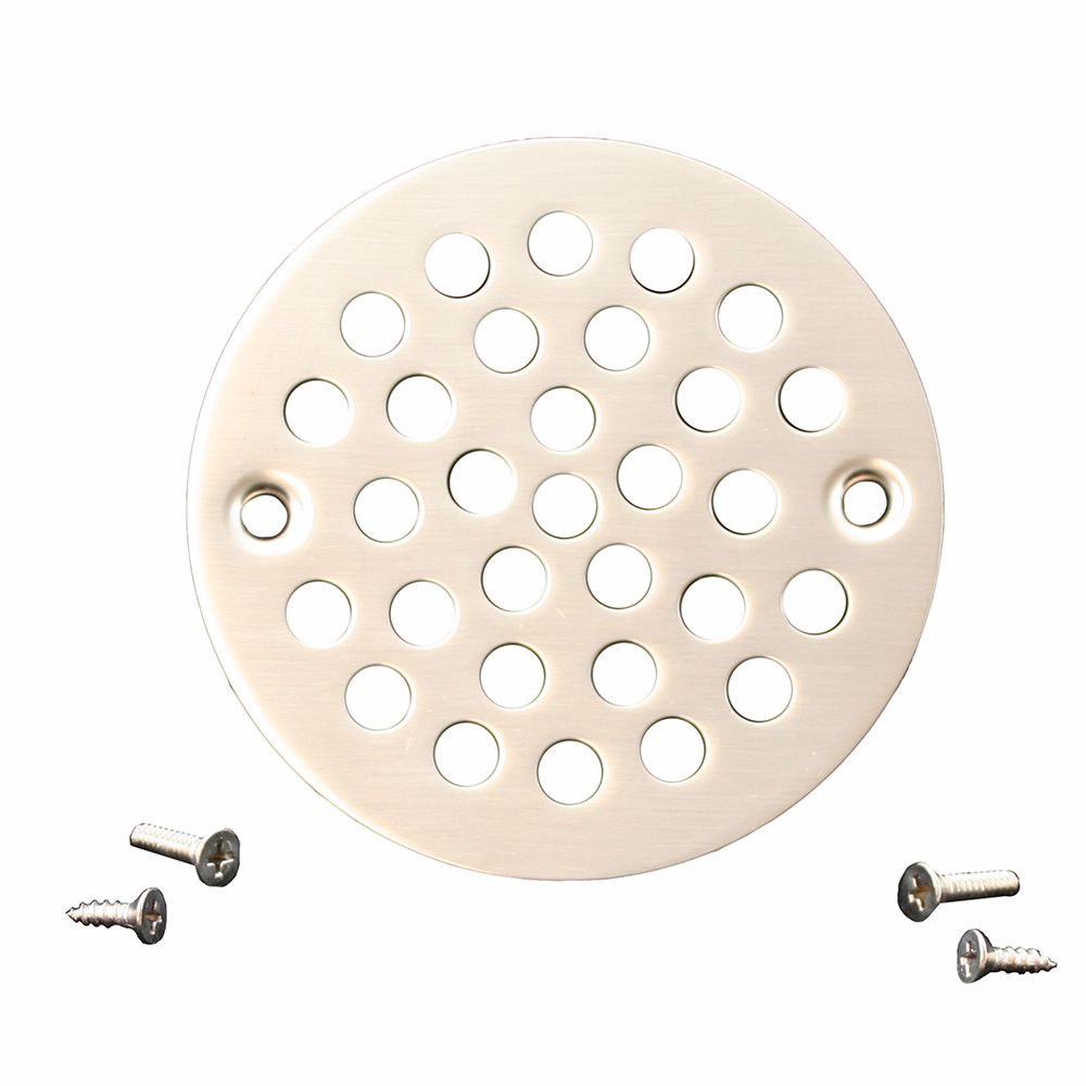 Jones Stephens C60814 4" Satin Nickel Round Coverall Strainer