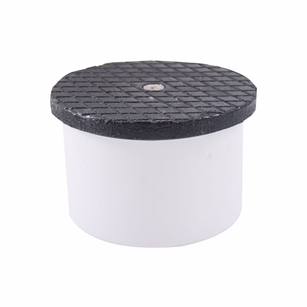 Jones Stephens C60831 4-1/2" Diameter Cast Iron Cleanout Cover