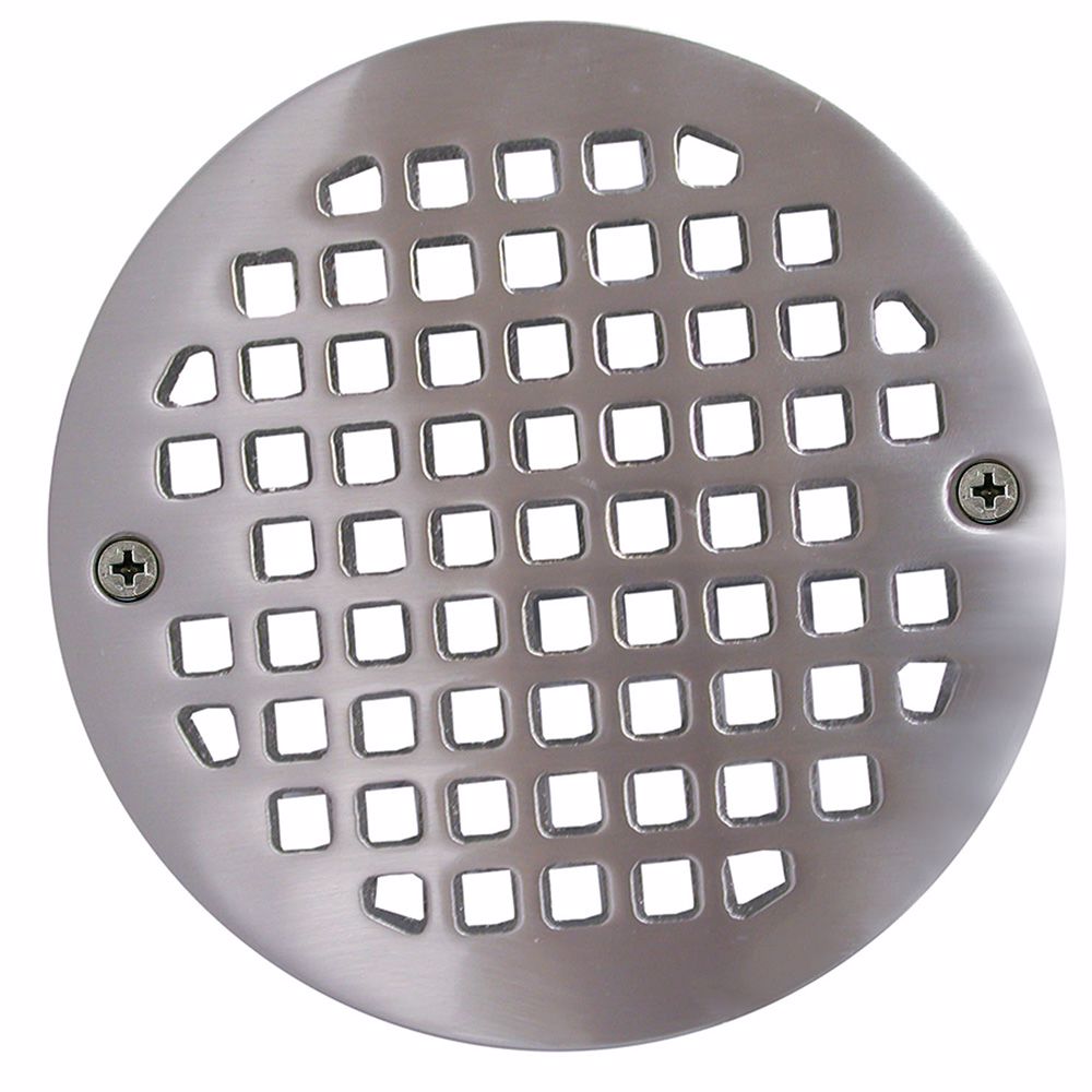 Jones Stephens C6087BN Brushed Nickel 4-1/4" Round Cast Brass Heavy Duty Strainer