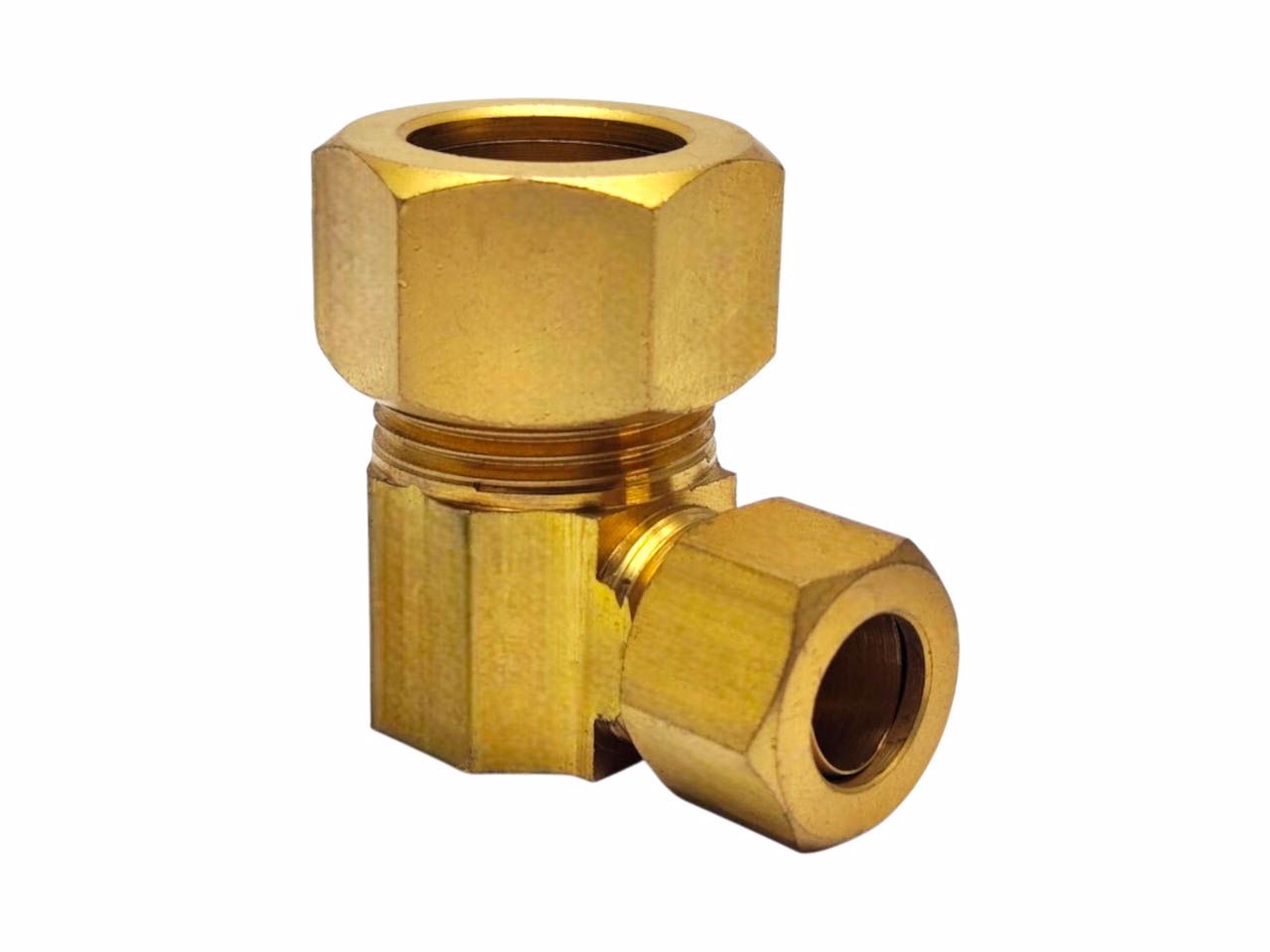 Jones Stephens C74044LF 5/8" x 3/8" Brass Compression 90° Elbow