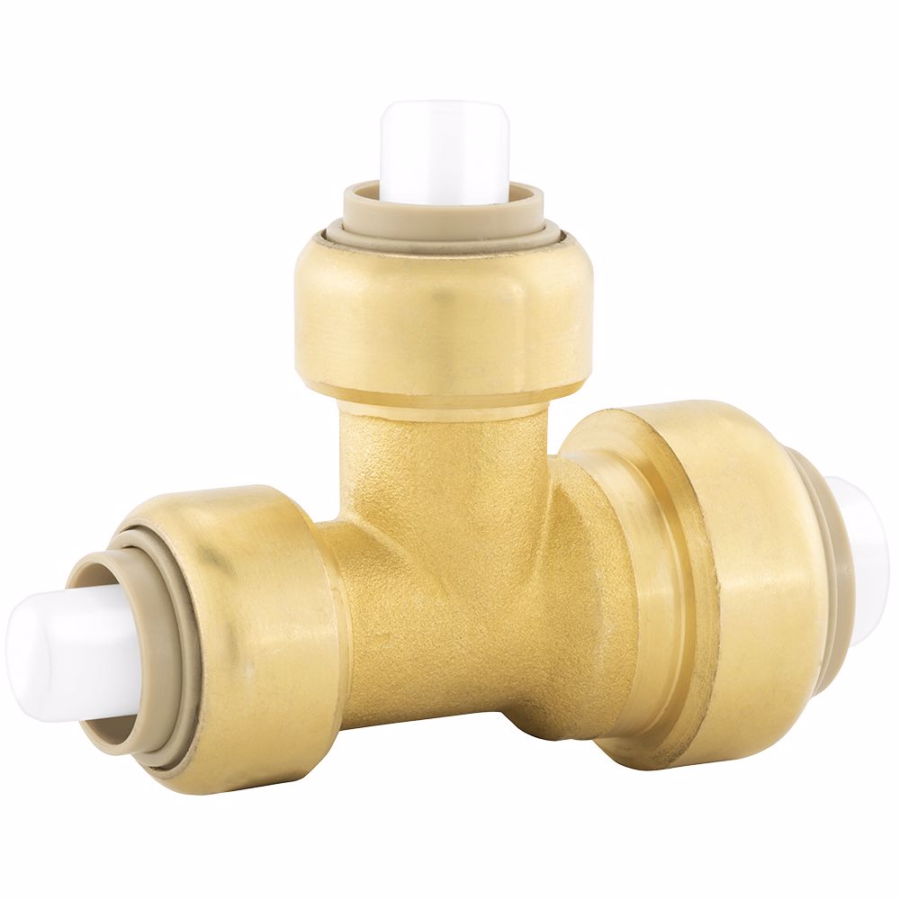 Jones Stephens C76514LF 3/4" x 1/2" x 1/2" PlumBite® Push On Reducing Tee