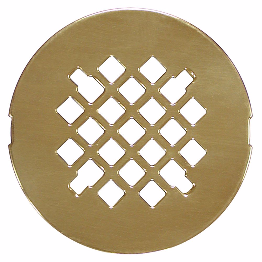 Jones Stephens D40003 4-1/4" Polished Brass Replacement Strainer, Snap-in