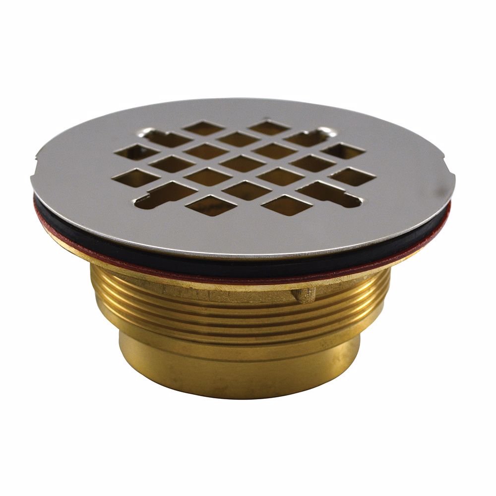 Jones Stephens D40103 2" IPS Shower Stall Drain with Stainless Steel Strainer