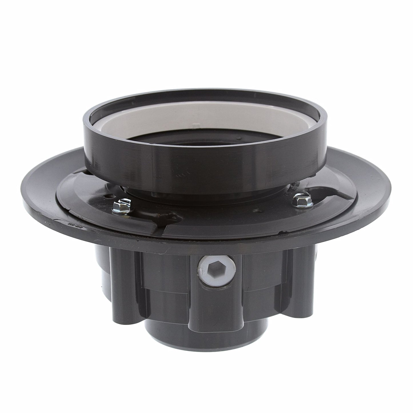 Jones Stephens D49645 2" x 3" LevelBest® Complete Heavy Duty Drain System with 3" Metal Spud and 5" Nickel Bronze Strainer