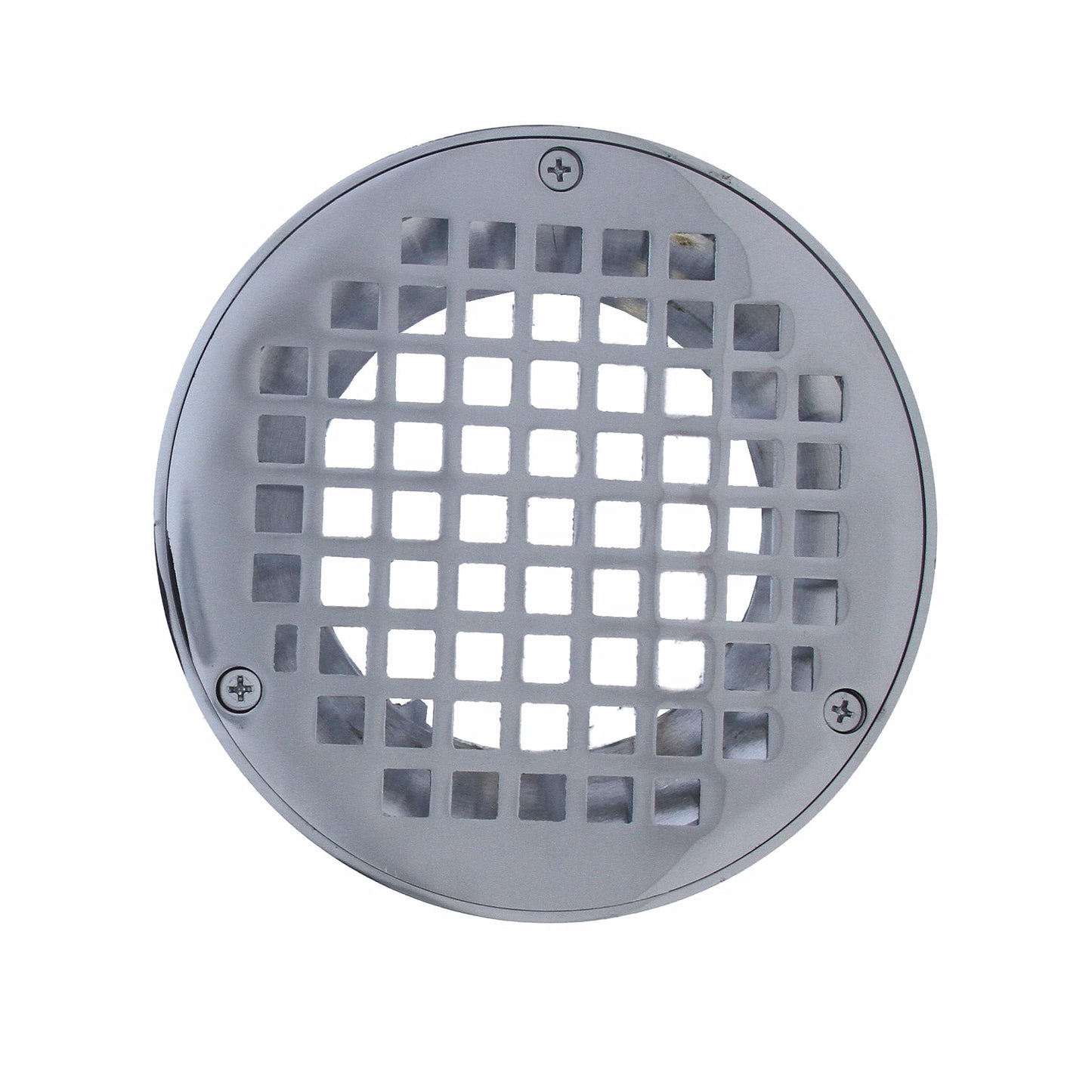 Jones Stephens D50023 2" Heavy Duty PVC Drain Base with 3-1/2" Metal Spud and 6" Chrome Plated Strainer
