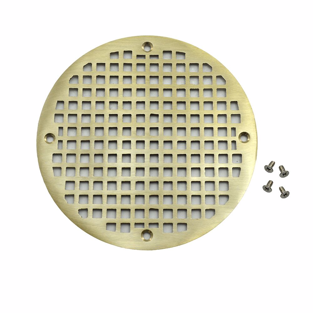 Jones Stephens D50213 Nickel Bronze Full Grate Strainer for 2" Solvent Weld Floor Drain