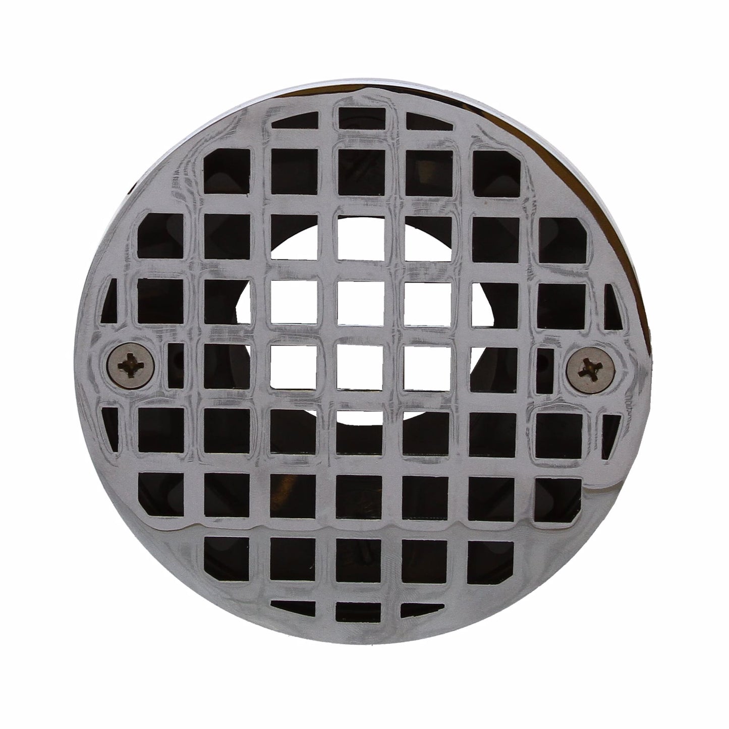 Jones Stephens D53326 2” Over Pipe Fit Drain with Chrome Plated Strainer, Primer Tapped