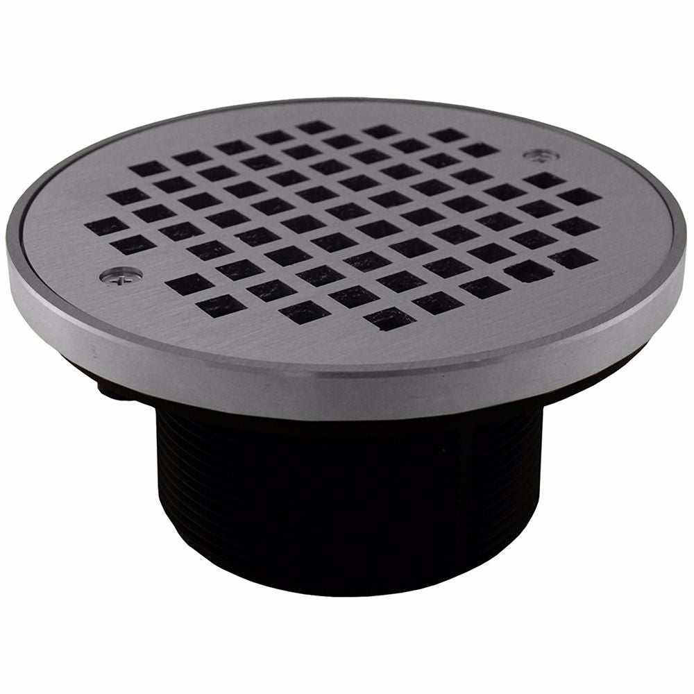 Jones Stephens D57209 3-1/2" IPS ABS Spud with 6" Chrome Plated Strainer with Ring
