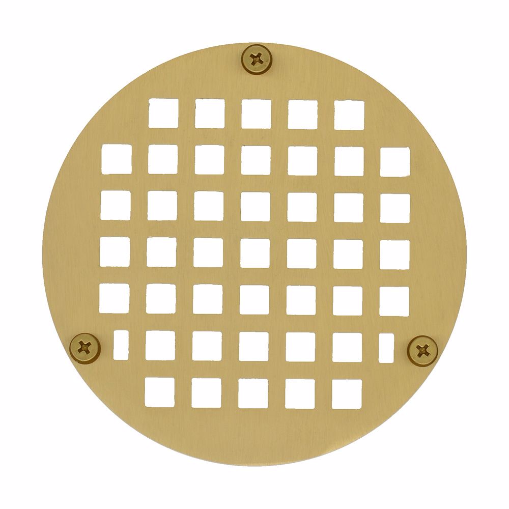 Jones Stephens D60791 5" Polished Brass Round Strainer