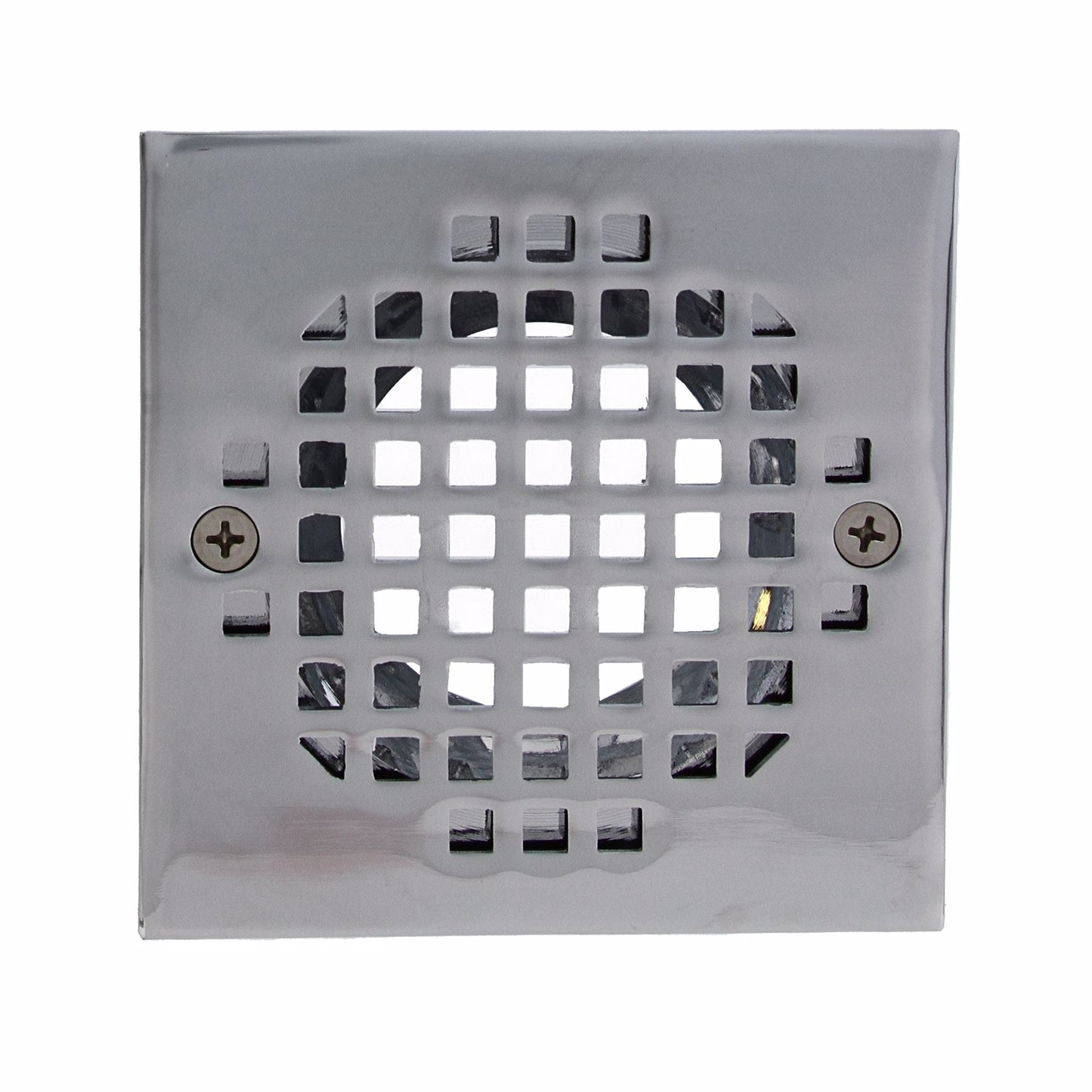 Jones Stephens D60964 2” Chrome Plated Brass Spud with 4-1/4” Chrome Plated Square Strainer
