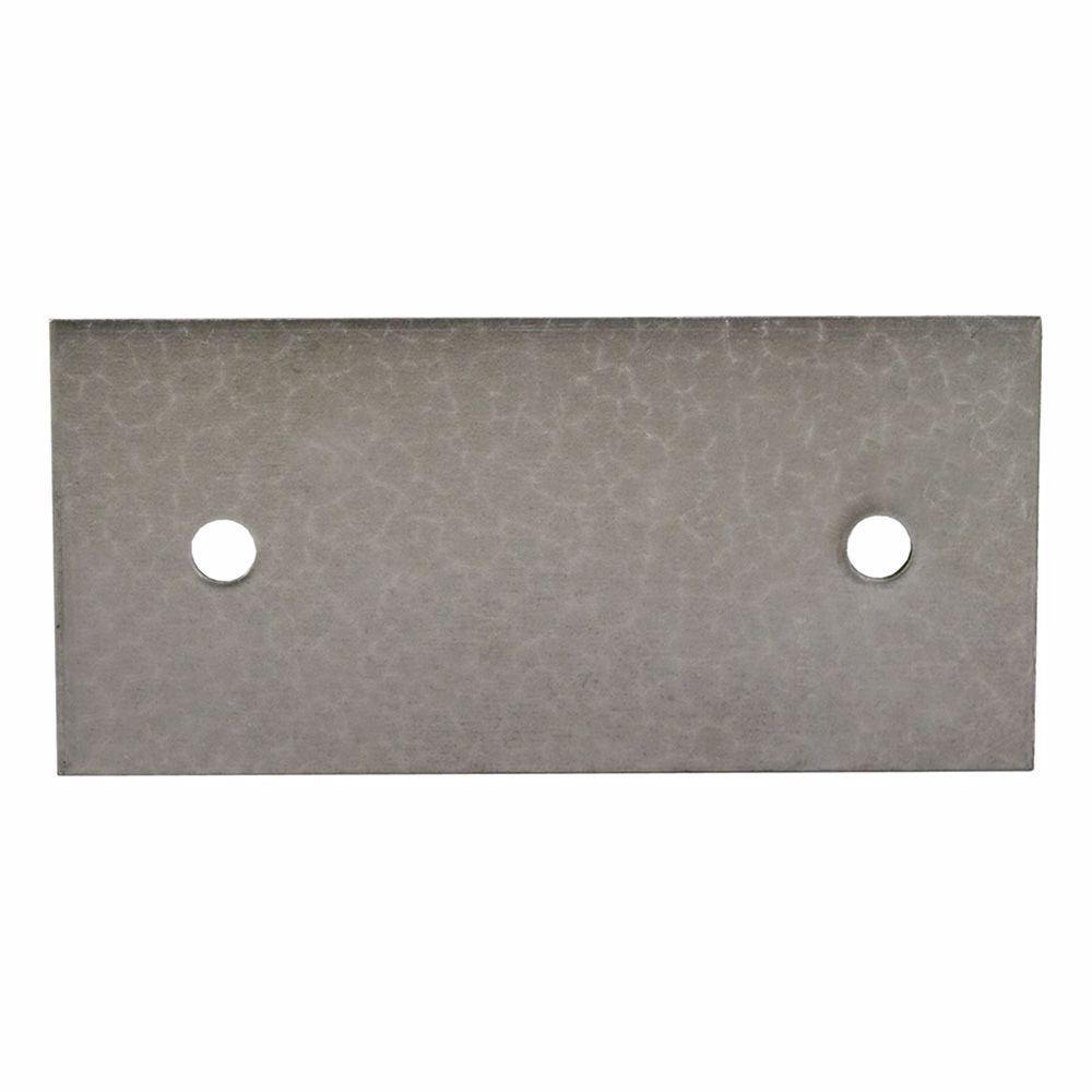 Jones Stephens F180032 1-1/2" x 3" Galvanized Steel F.H.A. Strap with 2 Holes, 18 Gauge, Box of 200