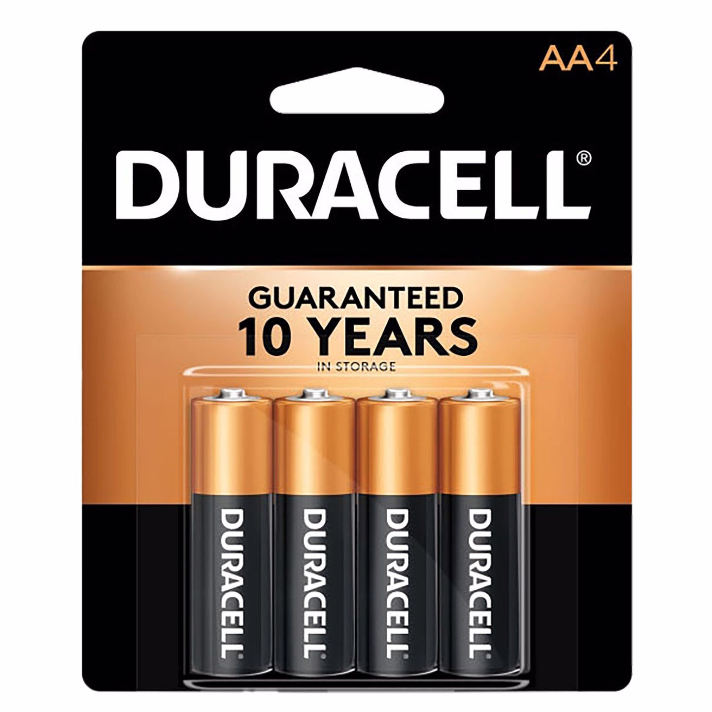 Jones Stephens F20040 Duracell Coppertop AA Alkaline Batteries, 4 Pack