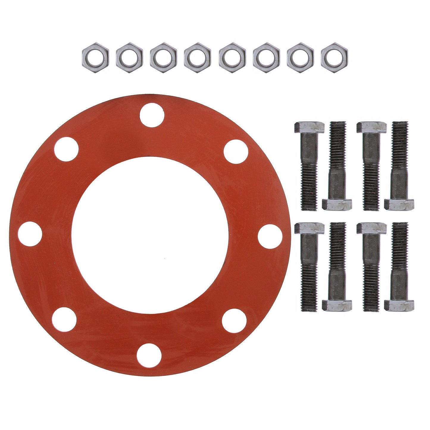 Jones Stephens G51105 5" Red Rubber Full Face Gasket Kit, 3/4" x 3-1/4" Bolt Size