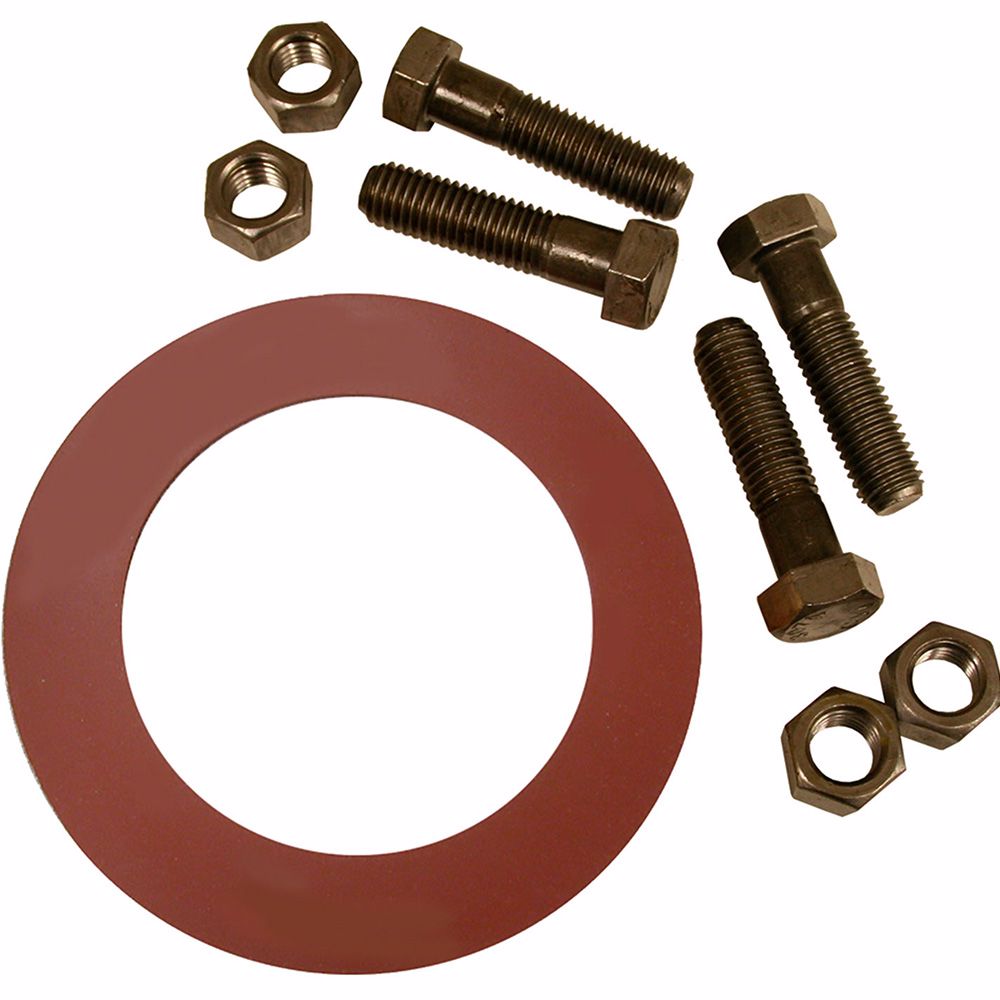 Jones Stephens G52106 6" Red Rubber Ring Gasket Kit, 3/4" x 3-1/4" Bolt Size