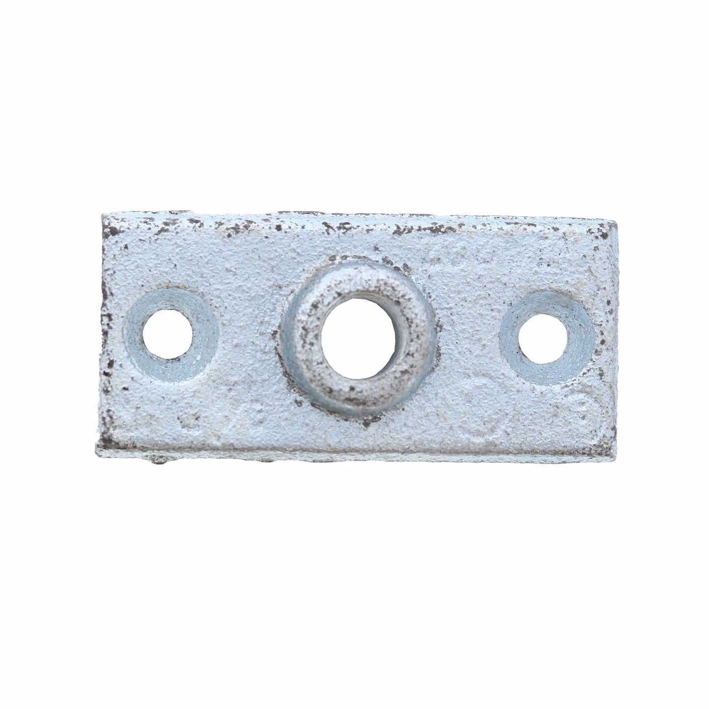 Jones Stephens H81050 1/2" Cast Iron Pipe Support Ceiling Plate, Zinc Finish