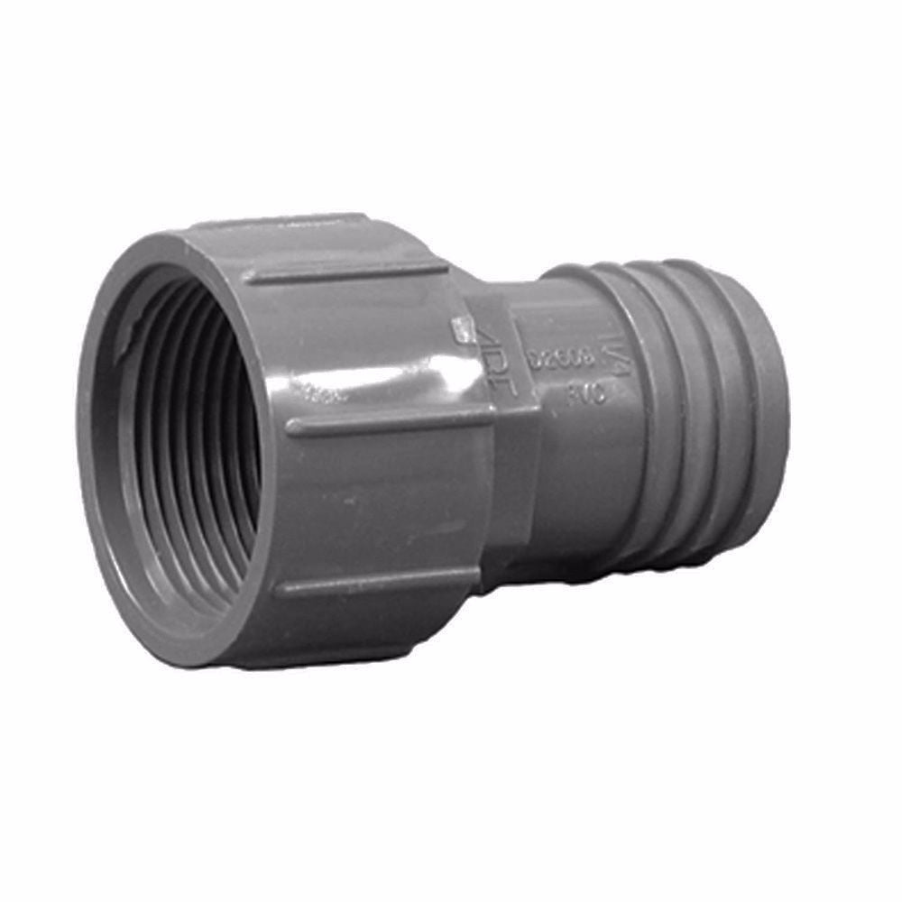 Jones Stephens I10010 1-1/4" Insert x FPT Poly Adapter