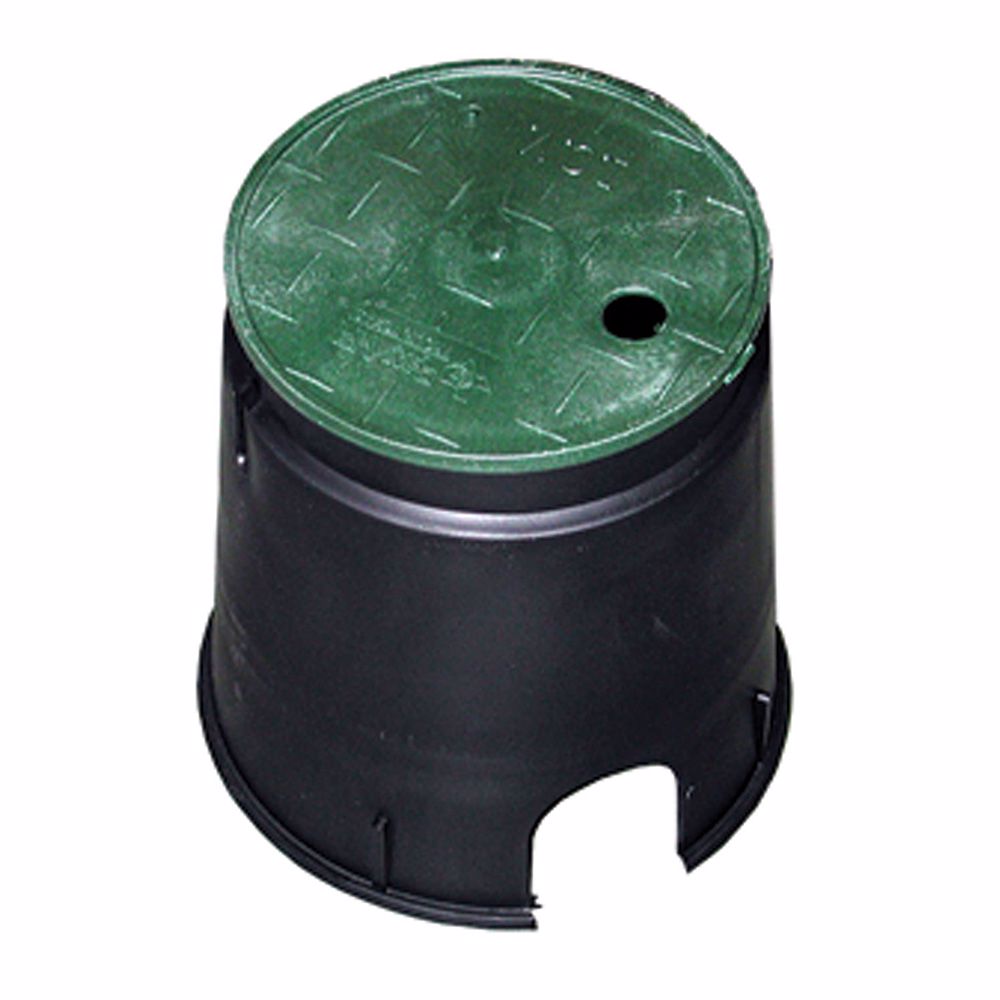 Jones Stephens M06006 6" Residential Valve Box with Green Lid