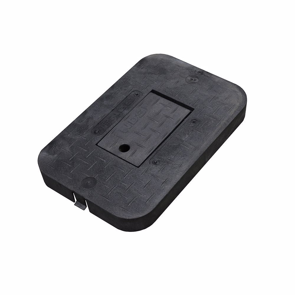 Jones Stephens M12006 12" Black Reader Lid for Water Meter Box