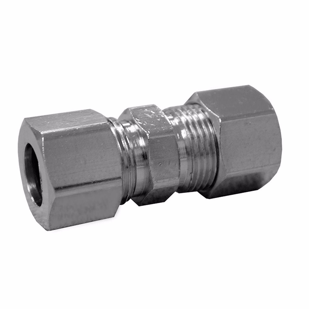 Jones Stephens N62006LF 3/8" Chrome Plated Compression Union