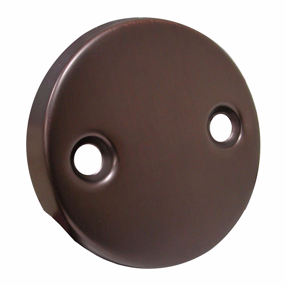Jones Stephens P3565WB Old World Bronze Two-Hole Overflow Plate