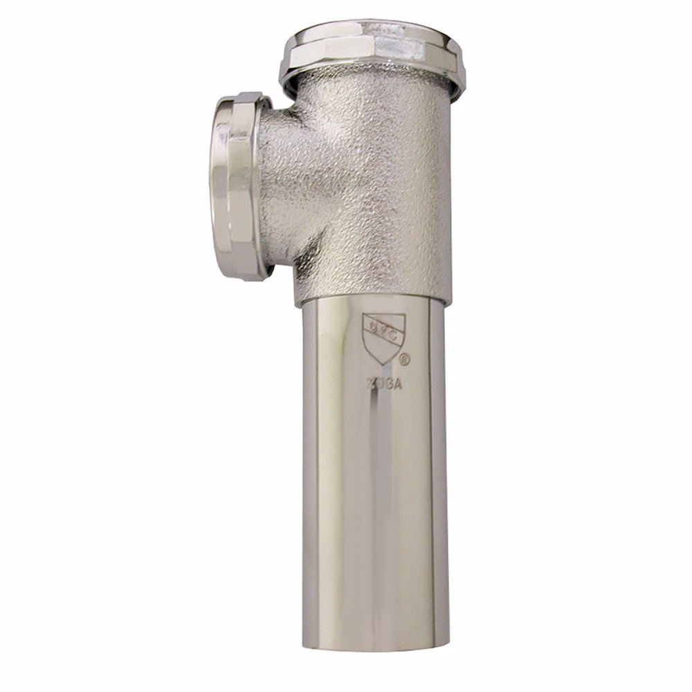 Jones Stephens P38023 1-1/2" Chrome Plated Brass Slip Joint End Outlet Tee Only 22 Gauge