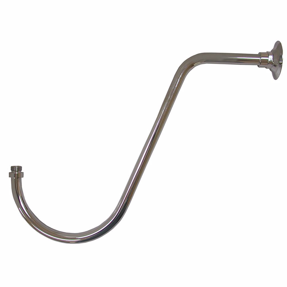 Jones Stephens S01055 Chrome Plated 18" S-Shaped Shower Arm