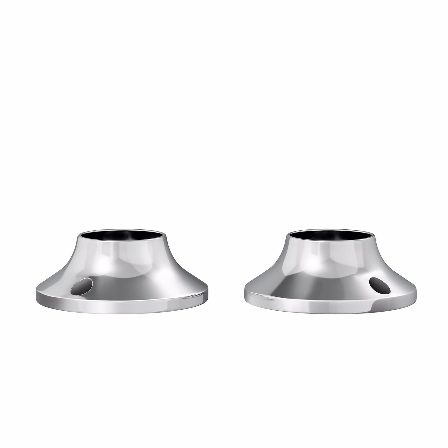 Jones Stephens S02152 Chrome Plated Steel Shower Rod Flanges, 50 Pairs