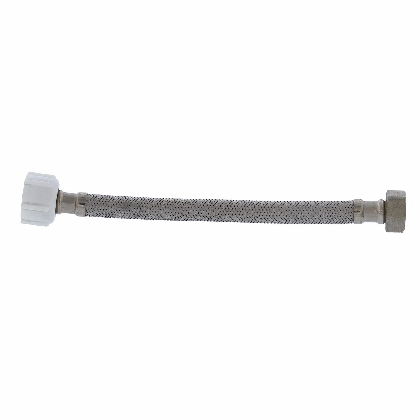 Jones Stephens S04224 1/2" FIP x 7/8" BC x 9” Braided Stainless Steel Toilet Connector