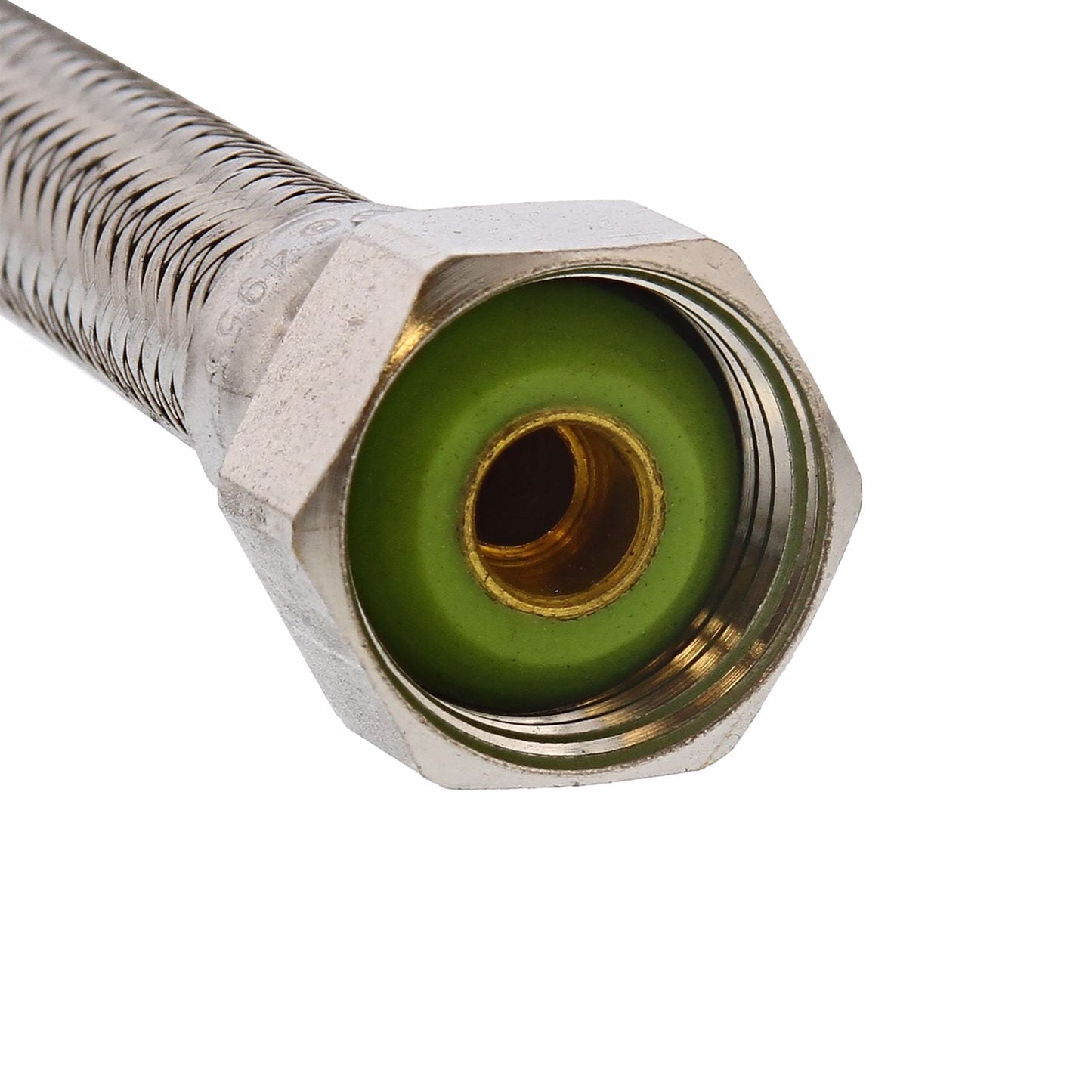 Jones Stephens S04226 1/2" FIP x 7/8" BC x 20” Braided Stainless Steel Toilet Connector