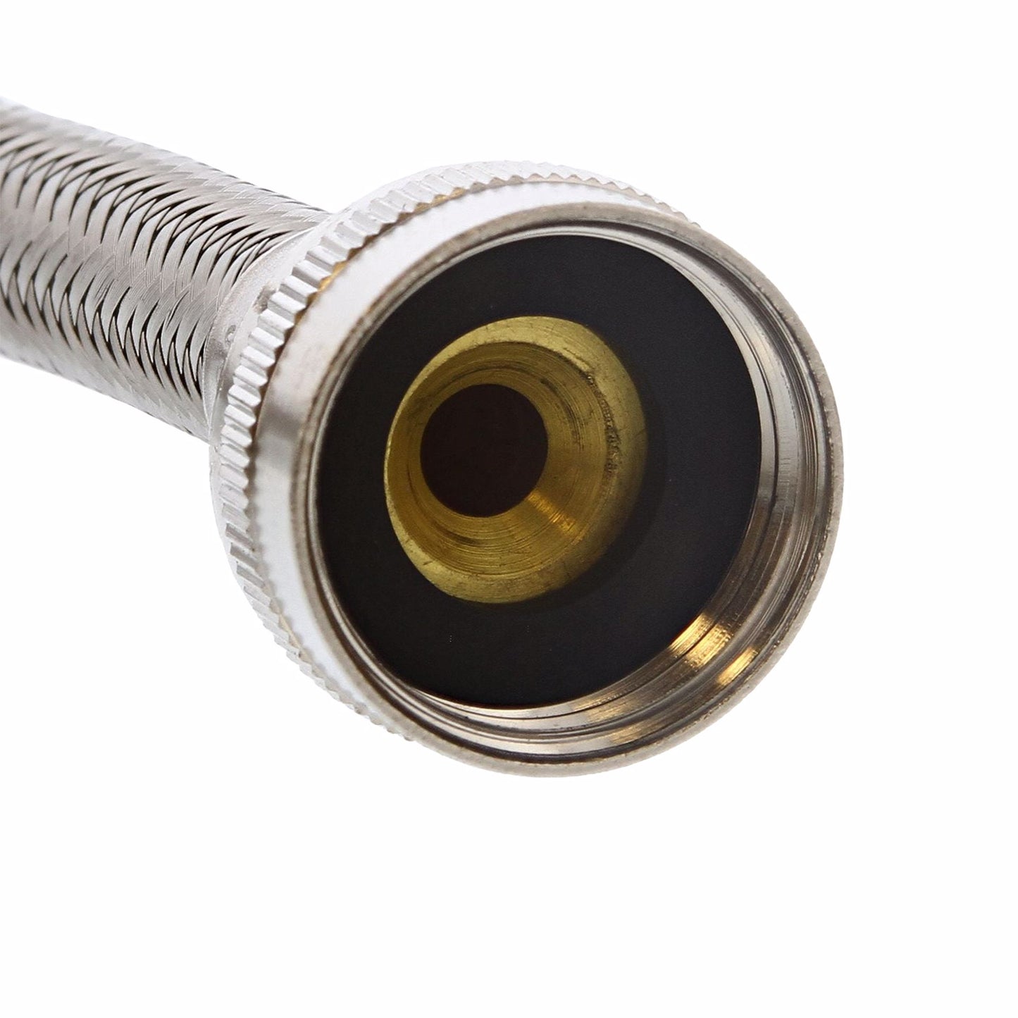 Jones Stephens S04227 3/4" FEM Hose x 3/4" FEM Hose x 48” Braided Stainless Steel Washing Machine Connector