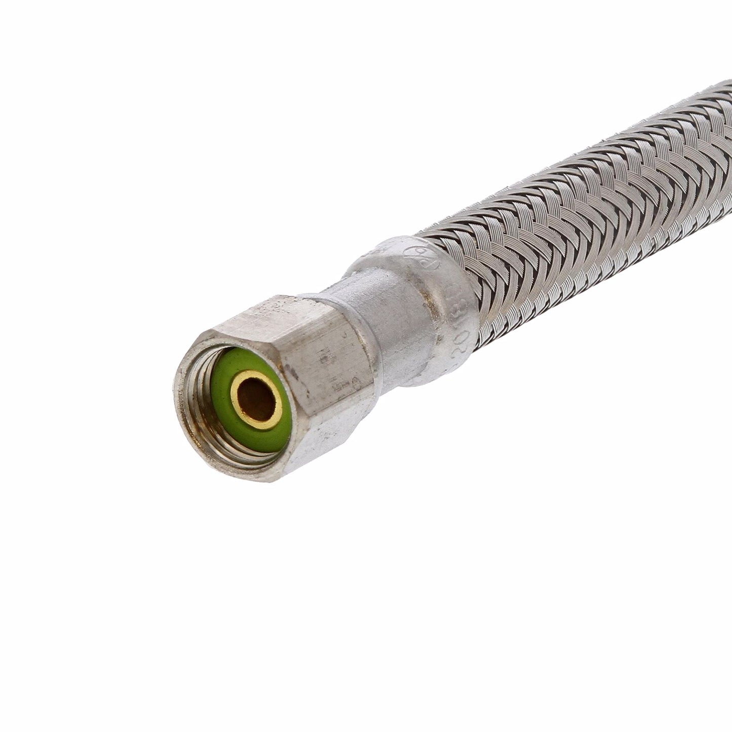 Jones Stephens S04230 1/4" Compression x 1/4" Compression x 12” Braided Stainless Steel Ice Maker Connector