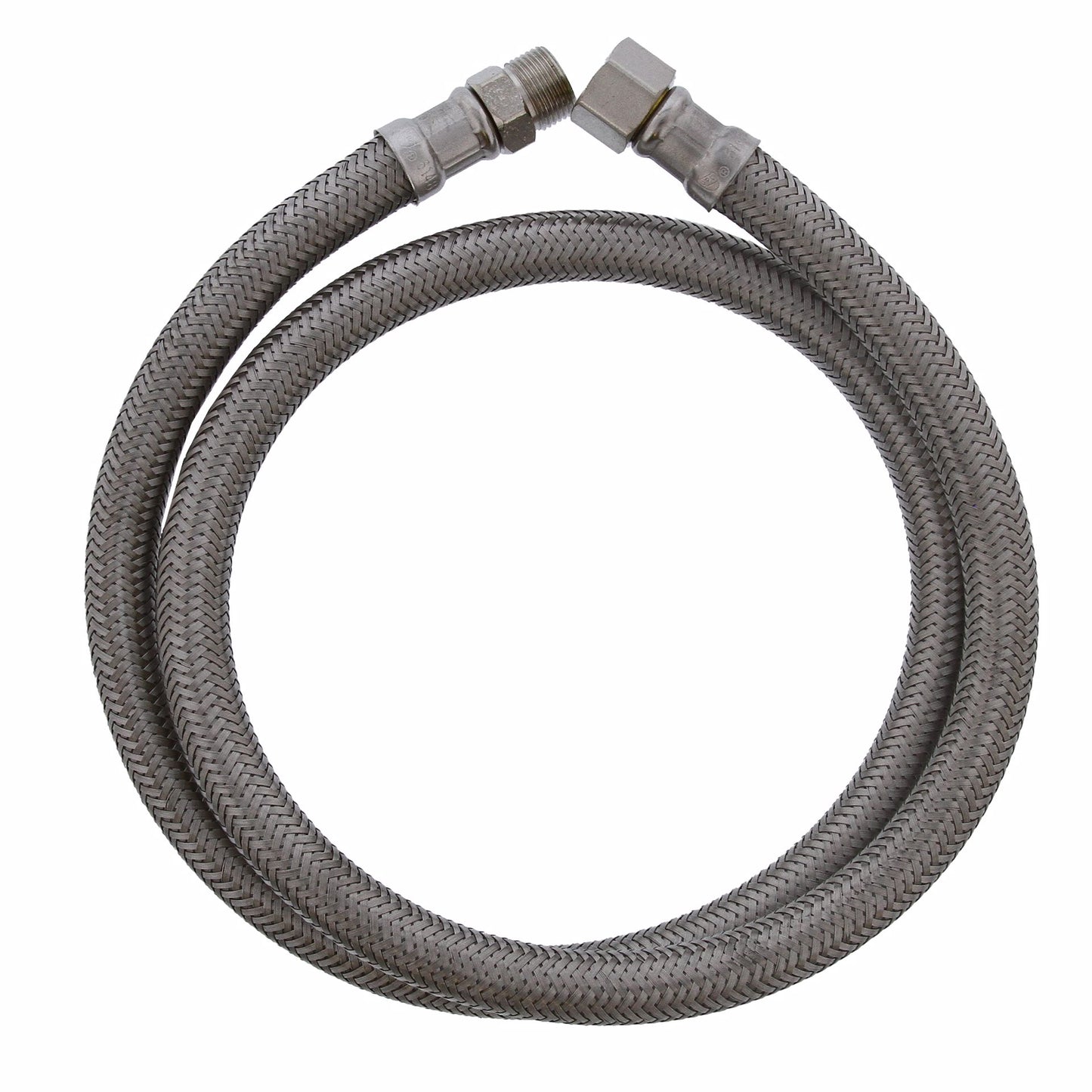 Jones Stephens S04244 3/8" OD x 3/8" Compression x 36” Braided Stainless Steel Delta® Style Faucet Connector