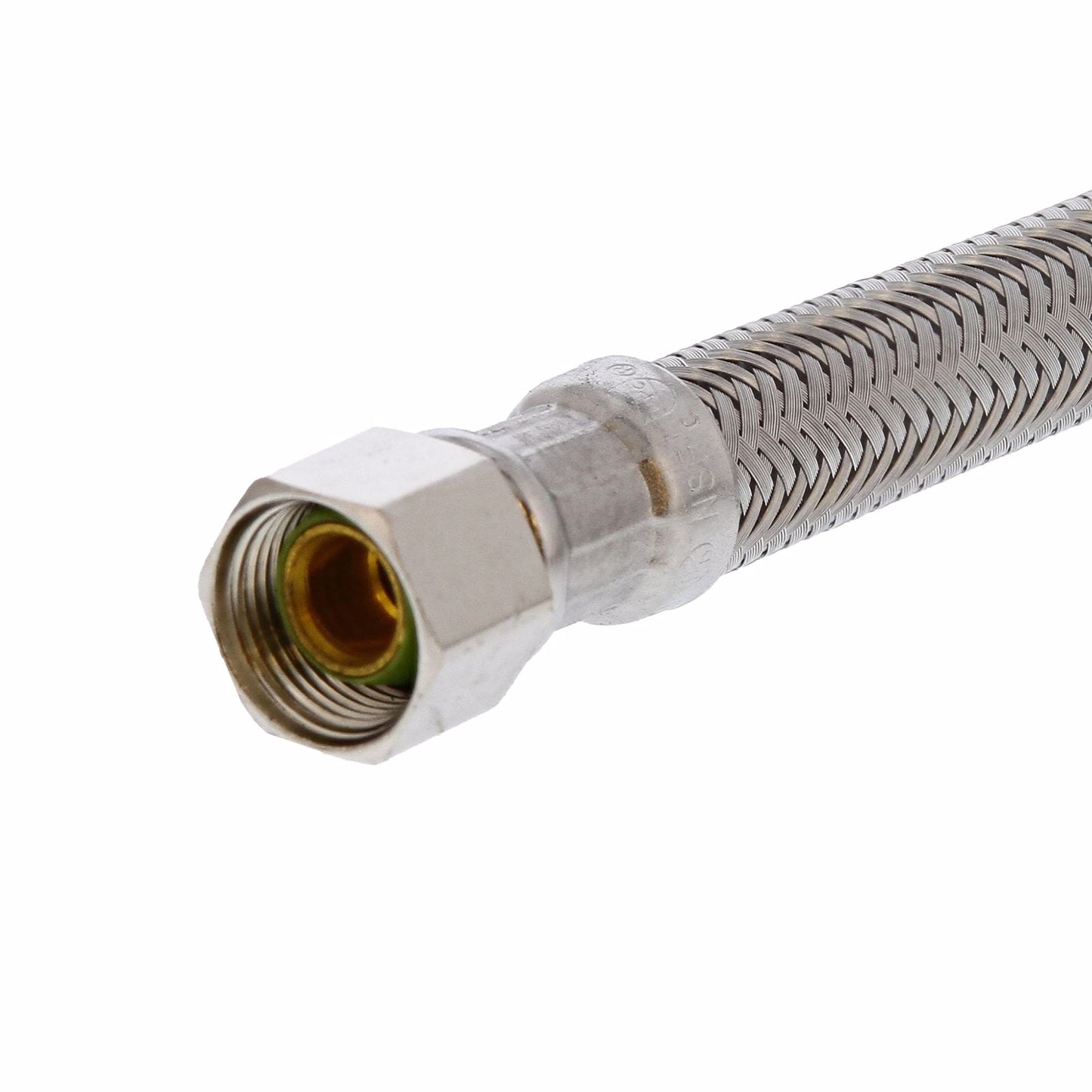 Jones Stephens S04268 3/8" Compression x 3/8” Compression x 12” Braided Stainless Steel Dishwasher Connector