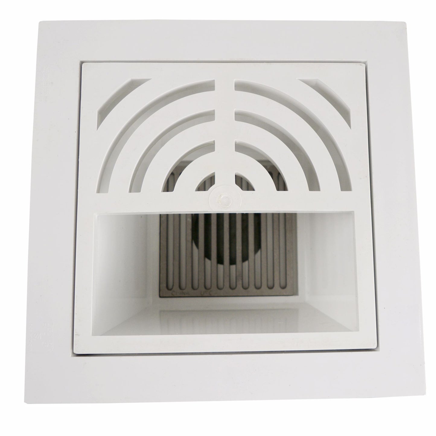 Jones Stephens S49073 3" PVC Hub Fit Floor Sink with 1/2 Top Grate and Flat Bottom Grate