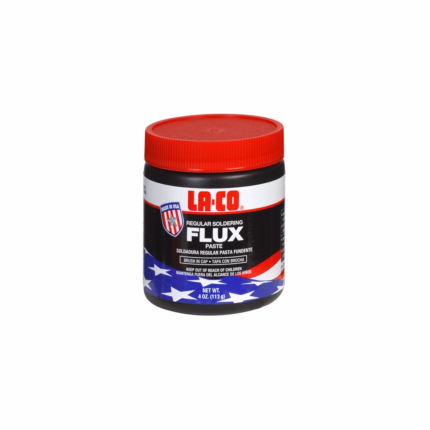 Jones Stephens S95106 4 oz. Flux Paste with Brush in Cap