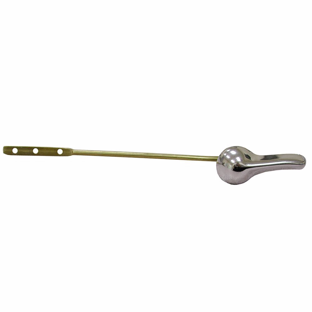 Jones Stephens T01002 Chrome Plated Fit-All Tank Trip Lever 8" Brass Plated Arm with Metal Spud and Nut