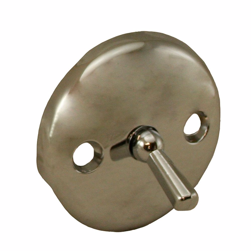 Jones Stephens T05002 Chrome Plated Two-Hole Trip Lever Overflow Plate