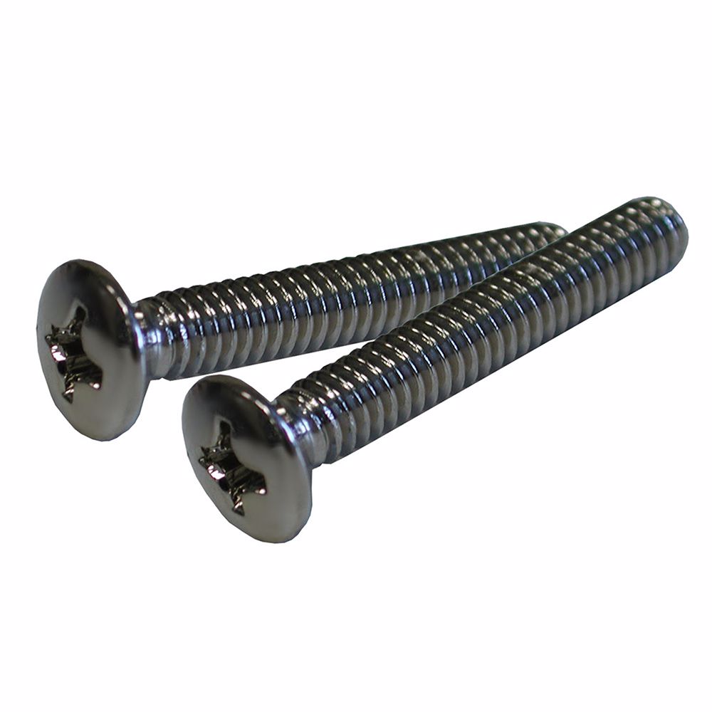 Jones Stephens T0521PN Polished Nickel Overflow Plate Screws