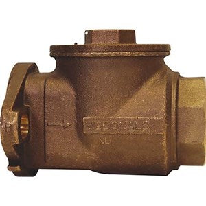 A.Y. McDonald 5183-286 711-7De 77 Dual Check Meter X Fip
